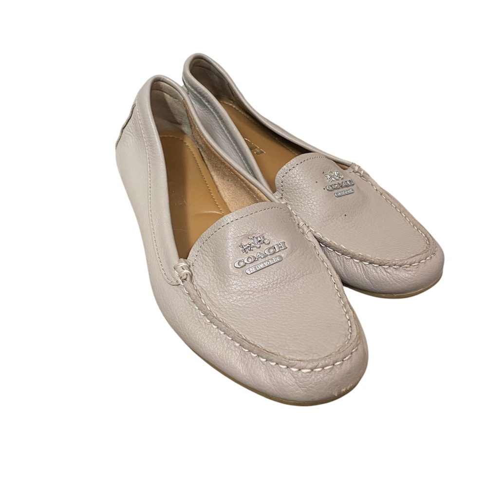 Coach Women's Cream Loafers